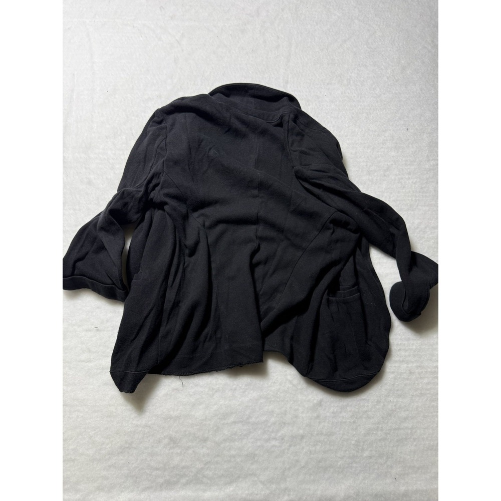 Express Women's Black Open Front Knit Blazer Jacket Size Medium Career - Picture 7 of 9